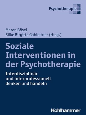 cover image of Soziale Interventionen in der Psychotherapie